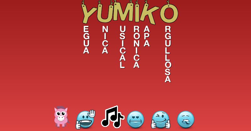 Emoticones para yumiko - Emoticones para tu nombre