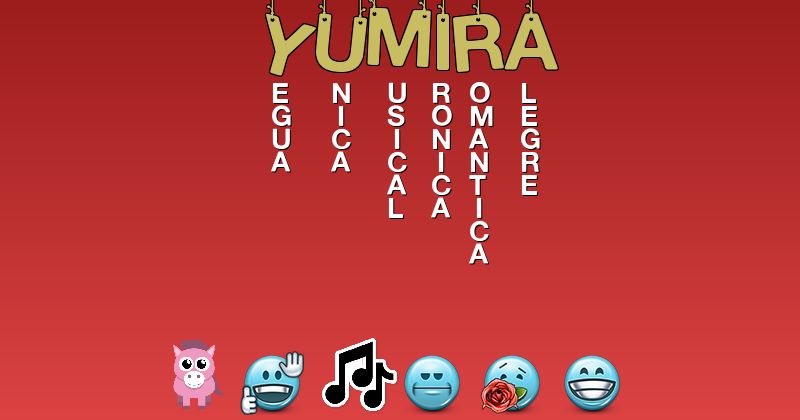 Emoticones para yumira - Emoticones para tu nombre