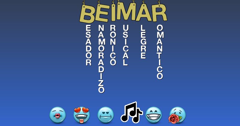 Emoticones para beimar - Emoticones para tu nombre