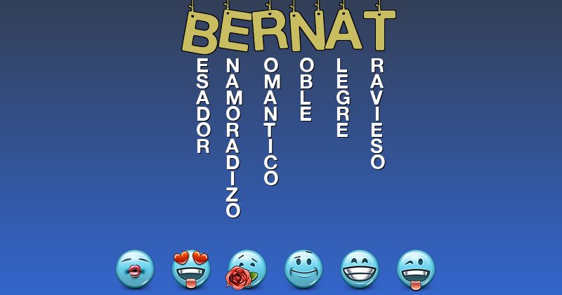 Emoticones para bernat - Emoticones para tu nombre