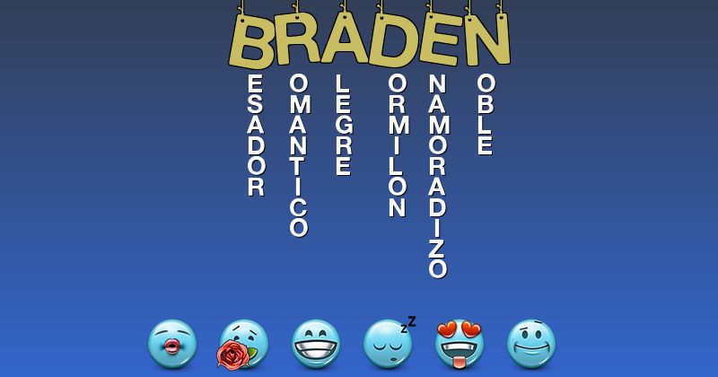 Emoticones para braden - Emoticones para tu nombre