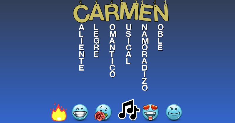 Emoticones para carmen - Emoticones para tu nombre