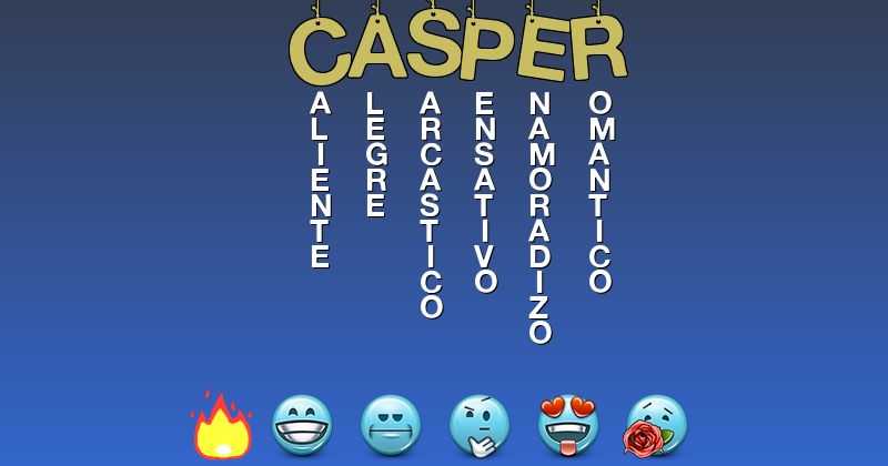 Emoticones para casper - Emoticones para tu nombre