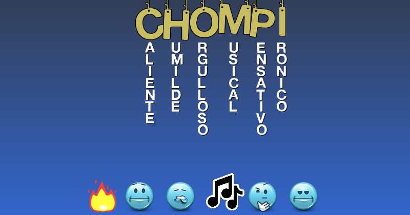 Emoticones para chompi - Emoticones para tu nombre