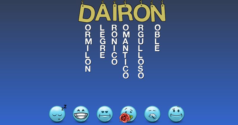 Emoticones para dairon - Emoticones para tu nombre