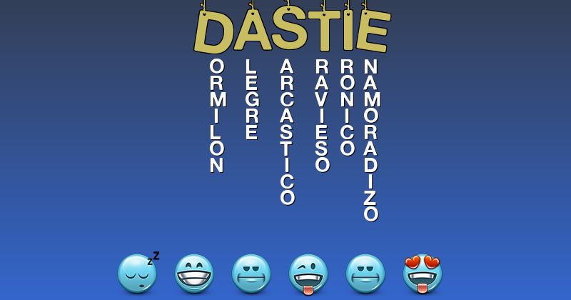 Emoticones para dastie - Emoticones para tu nombre