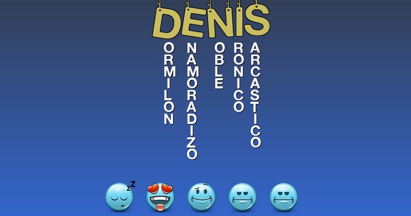 Emoticones para denís - Emoticones para tu nombre