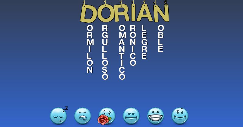 Emoticones para dorian - Emoticones para tu nombre