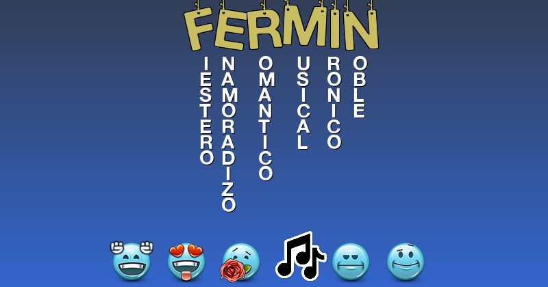 Emoticones para fermin - Emoticones para tu nombre