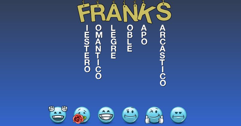 Emoticones para franks - Emoticones para tu nombre