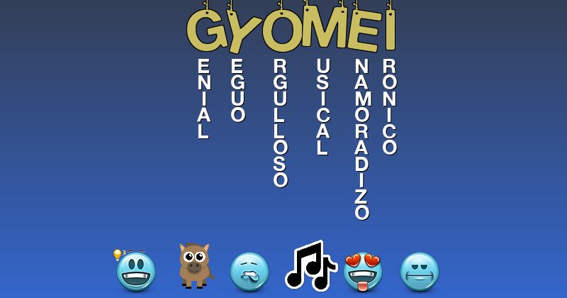 Emoticones para gyomei - Emoticones para tu nombre