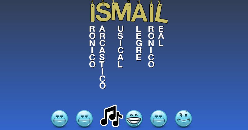 Emoticones para ismail - Emoticones para tu nombre