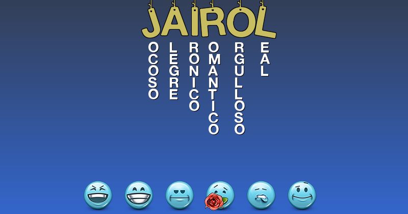 Emoticones para jairol - Emoticones para tu nombre