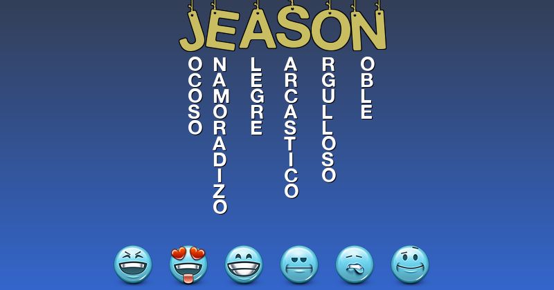 Emoticones para jeason - Emoticones para tu nombre