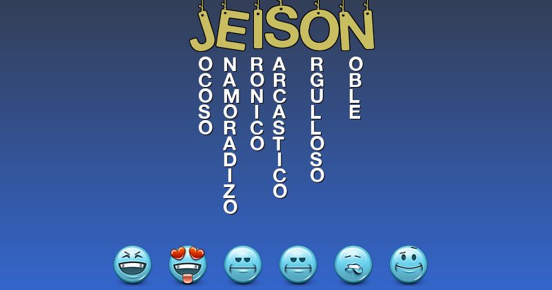 Emoticones para jeison - Emoticones para tu nombre