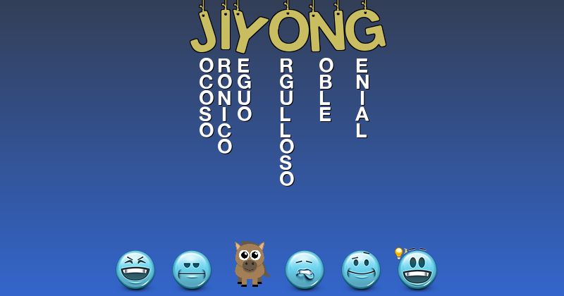 Emoticones para jiyong - Emoticones para tu nombre