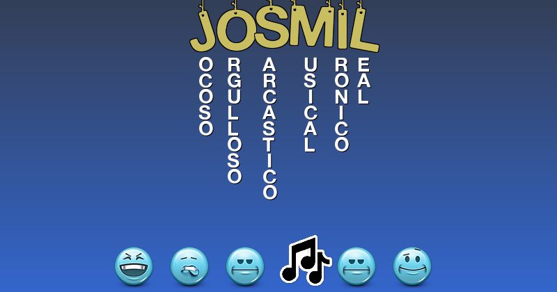 Emoticones para josmil - Emoticones para tu nombre