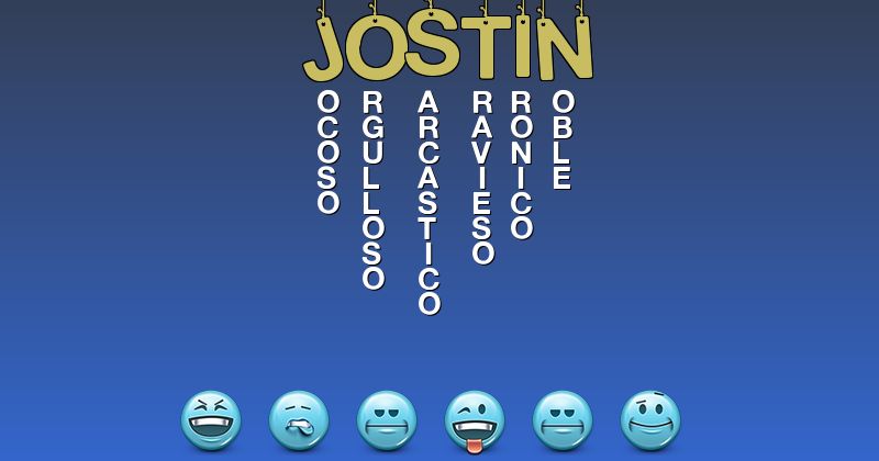 Emoticones para jostin - Emoticones para tu nombre