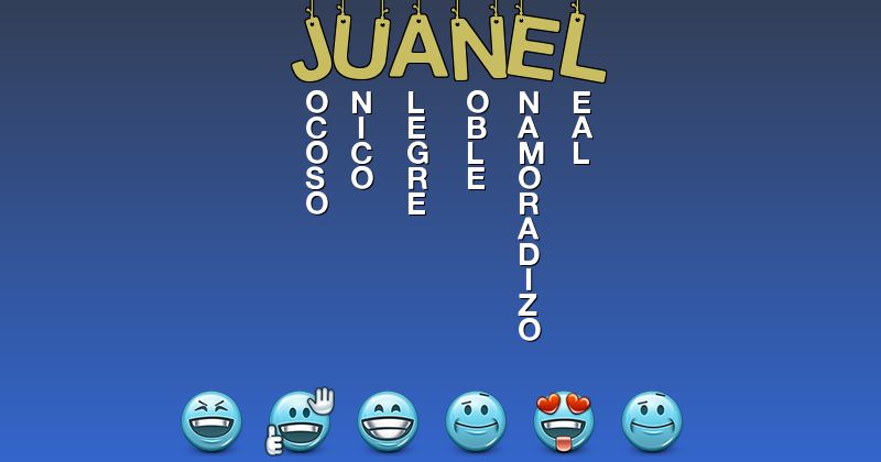 Emoticones para juanel - Emoticones para tu nombre