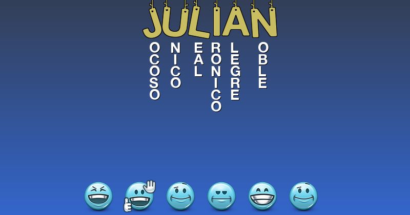 Emoticones para julian - Emoticones para tu nombre