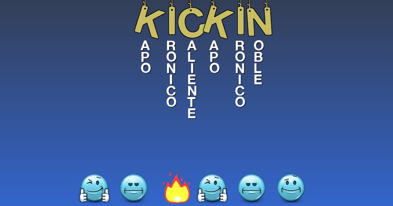 Emoticones para kickin - Emoticones para tu nombre