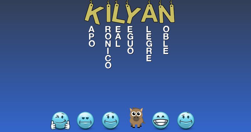 Emoticones para kilyan - Emoticones para tu nombre