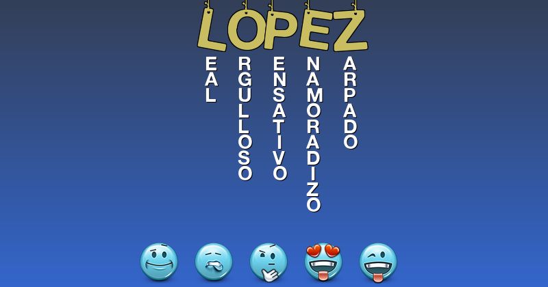 Emoticones para lópez - Emoticones para tu nombre