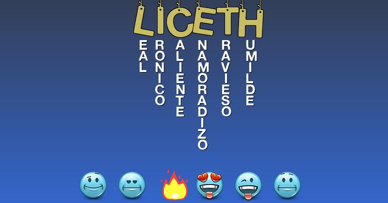 Emoticones para liceth - Emoticones para tu nombre