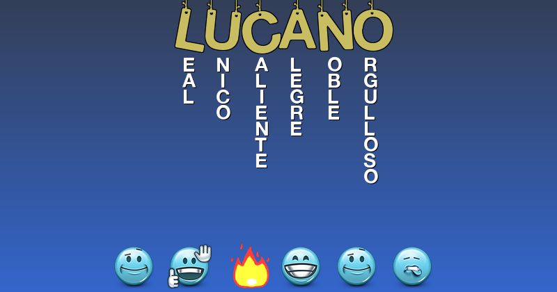 Emoticones para lucano - Emoticones para tu nombre