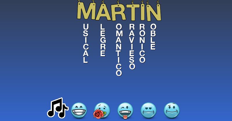 Emoticones para martin - Emoticones para tu nombre