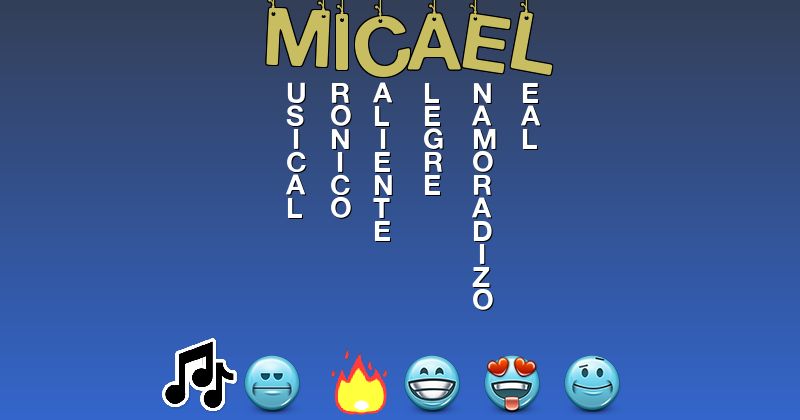 Emoticones para micael - Emoticones para tu nombre