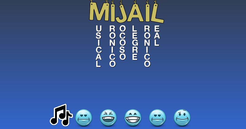 Emoticones para mijail - Emoticones para tu nombre