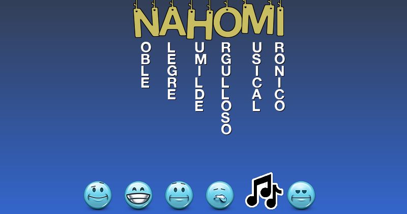 Emoticones para nahomi - Emoticones para tu nombre