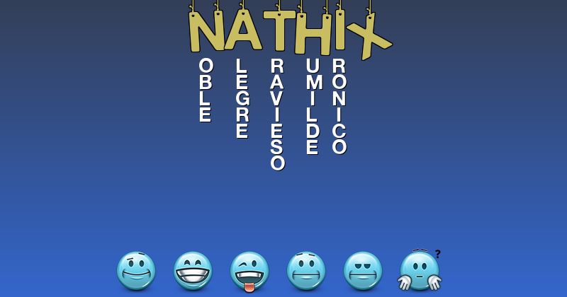 Emoticones para nathix - Emoticones para tu nombre