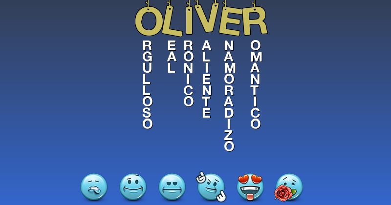 Emoticones para oliver - Emoticones para tu nombre