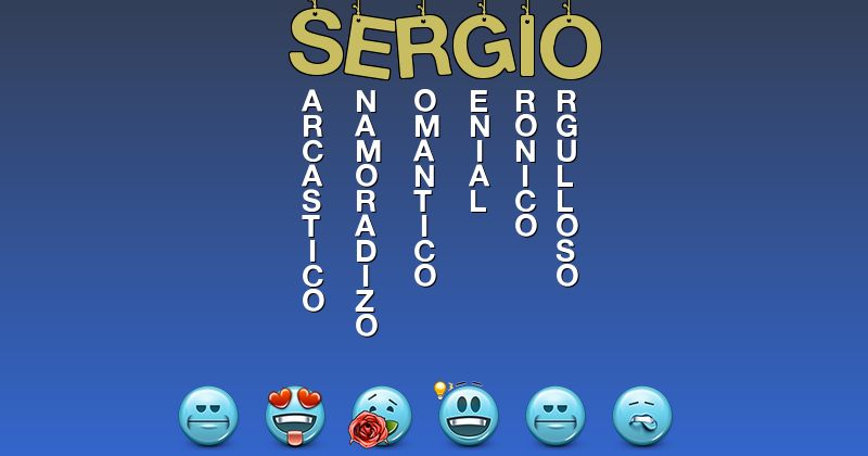 Emoticones para sergio - Emoticones para tu nombre