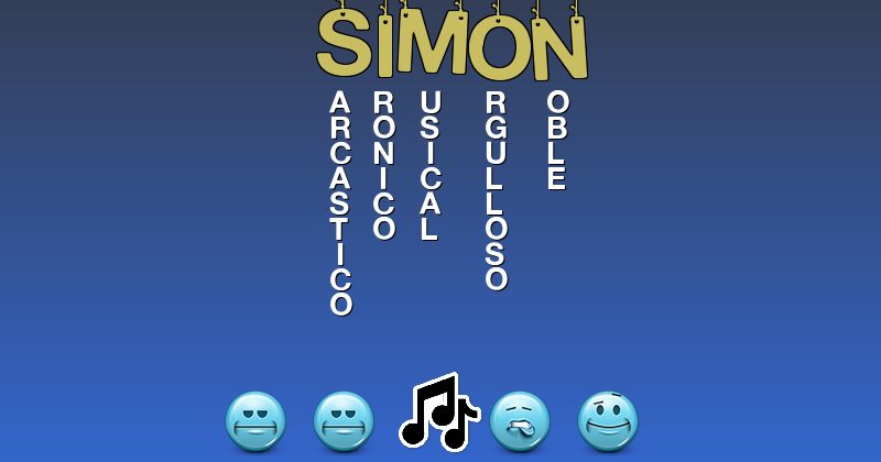 Emoticones para simón - Emoticones para tu nombre