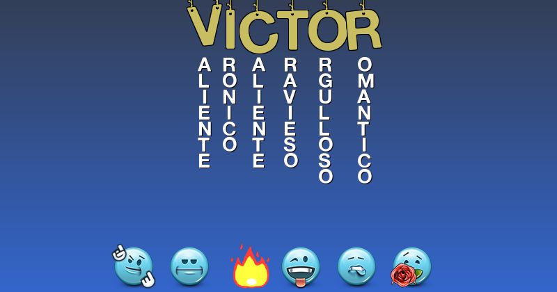 Emoticones para victor - Emoticones para tu nombre