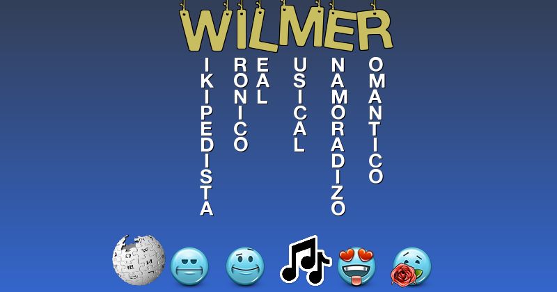 Emoticones para wilmer - Emoticones para tu nombre