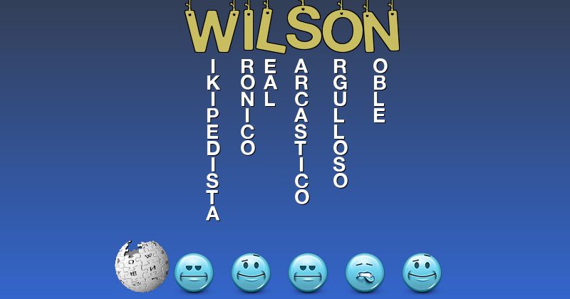 Emoticones para wilson - Emoticones para tu nombre