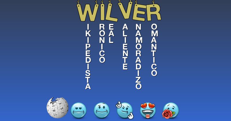 Emoticones para wilver - Emoticones para tu nombre