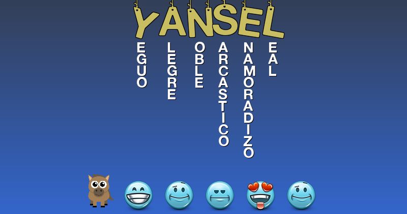 Emoticones para yansel - Emoticones para tu nombre