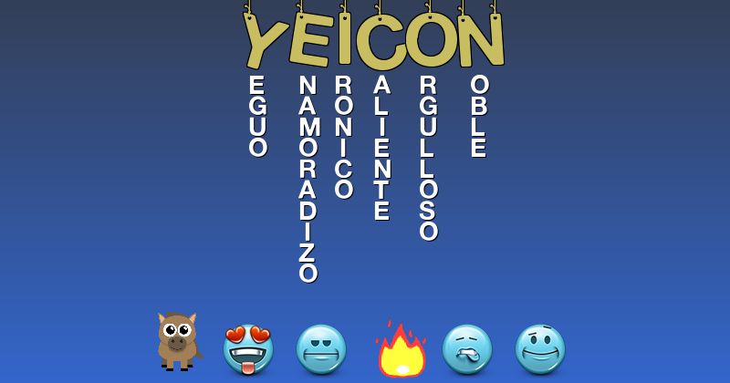 Emoticones para yeicon - Emoticones para tu nombre