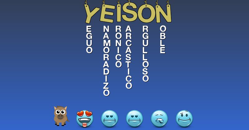 Emoticones para yeison - Emoticones para tu nombre