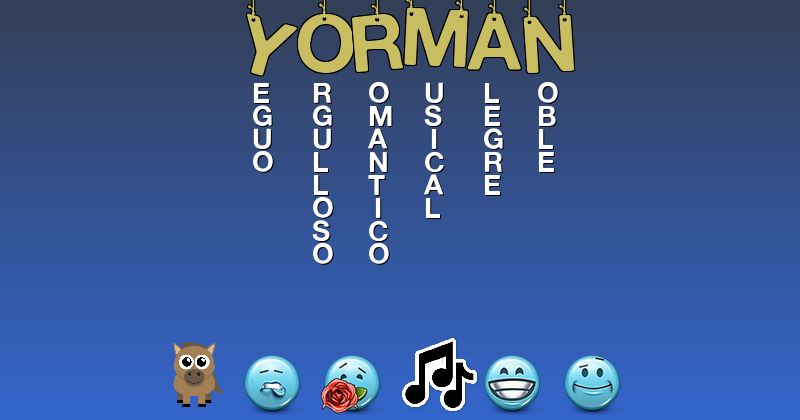 Emoticones para yorman - Emoticones para tu nombre