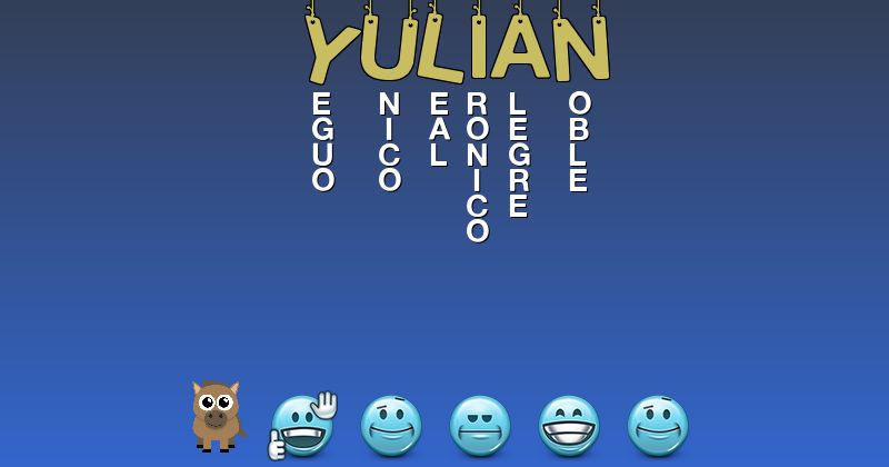 Emoticones para yulian - Emoticones para tu nombre