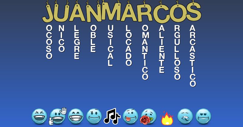 Emoticones para juanmarcos - Emoticones para tu nombre