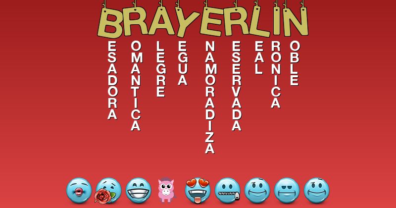 Emoticones para brayerlin - Emoticones para tu nombre