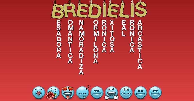 Emoticones para bredielis - Emoticones para tu nombre