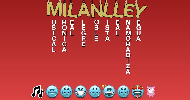 Emoticones para milanlley - Emoticones para tu nombre